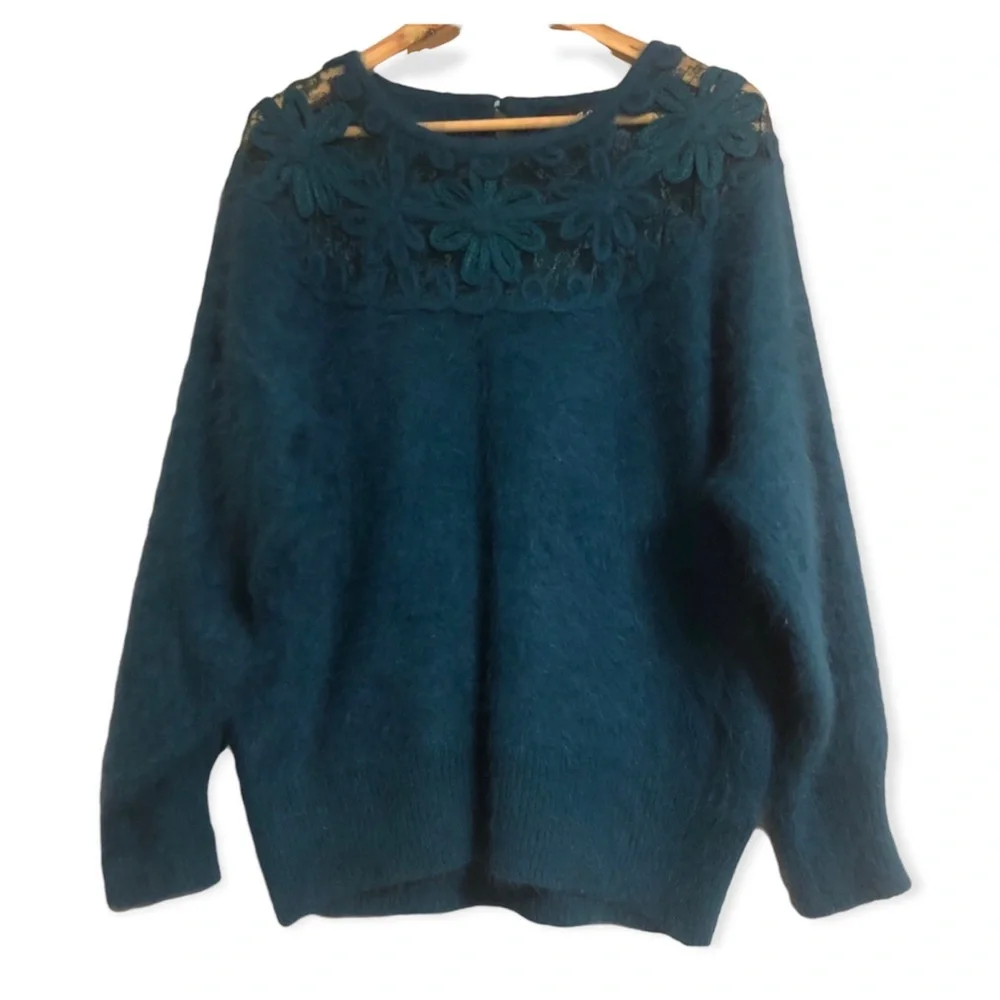 Vintage Connie A Lee‎ Angora Fuzzy Sweater